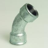 Galvanised Pipe Long 45 Elbow, Pipe Fitting 